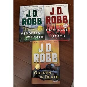 3 Book Lot IN DEATH‎ Hardcover Nora Roberts JD Robb